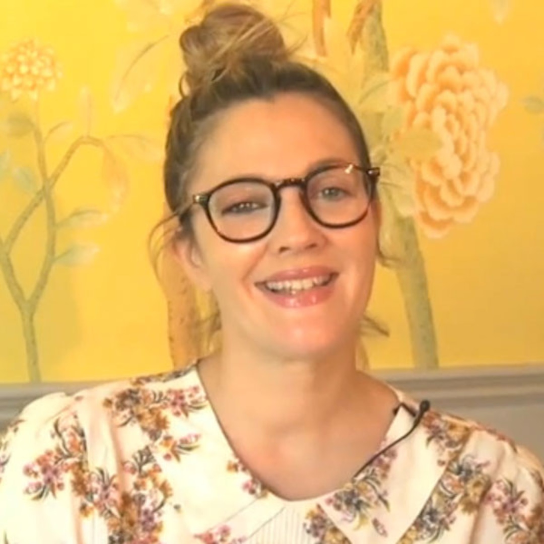 Exclusive Drew Barrymore Shares Makeup Tips While Wearing Glasses E